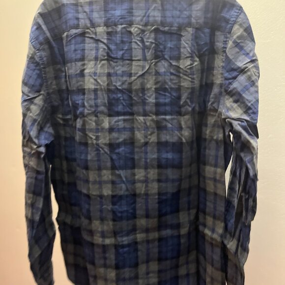 Grunge madras shirts tailored by jcrew mens size Medium mens casual button down - Picture 3 of 4